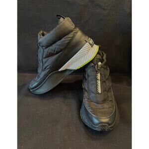 Women’s SOREL Out N About III Puffy Zip Waterproof Boots Black Size, 8.5